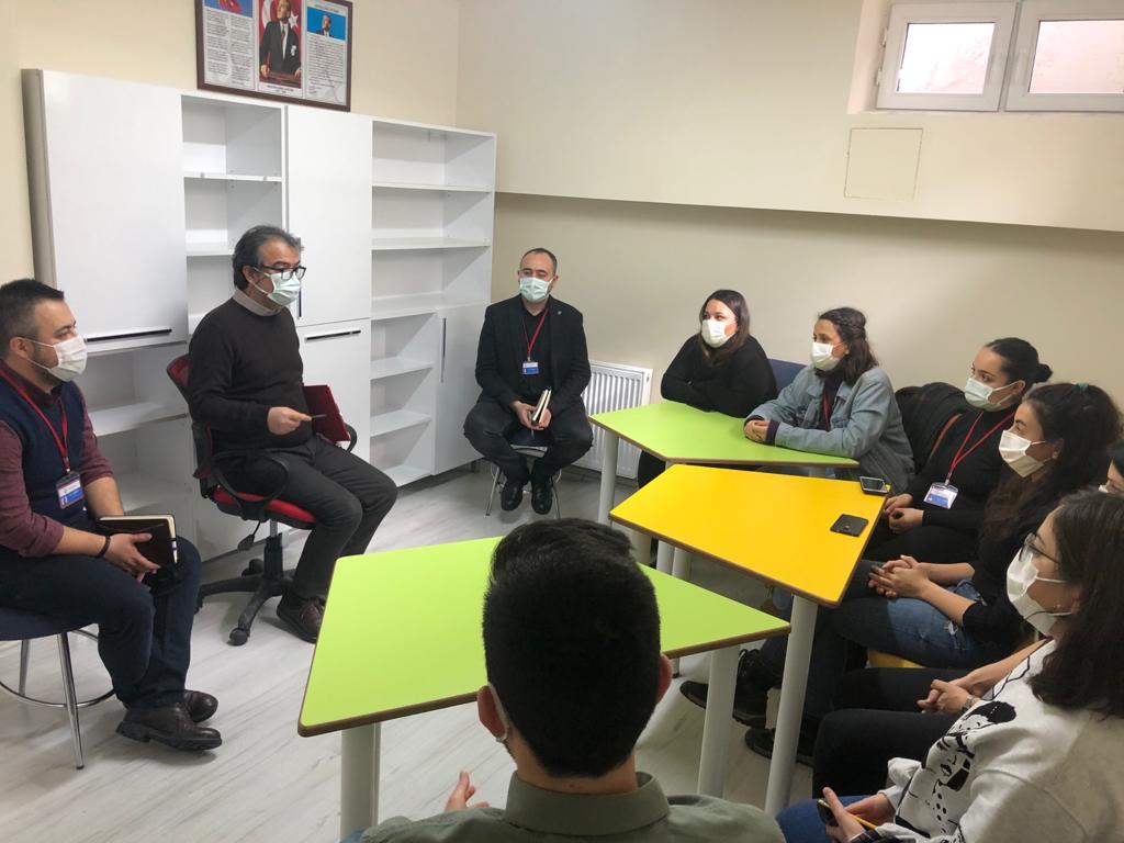 Prof. Dr. Binyamin Birkan Eskişehir Yapı Taşı Özel Eğitim Akademisini Ziyaret Etti